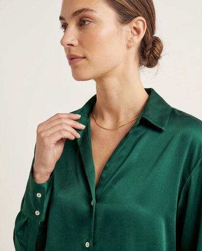 Prague Classic Shirt - Emerald Green