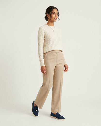 Suede Lady Loafers - Marine Blue