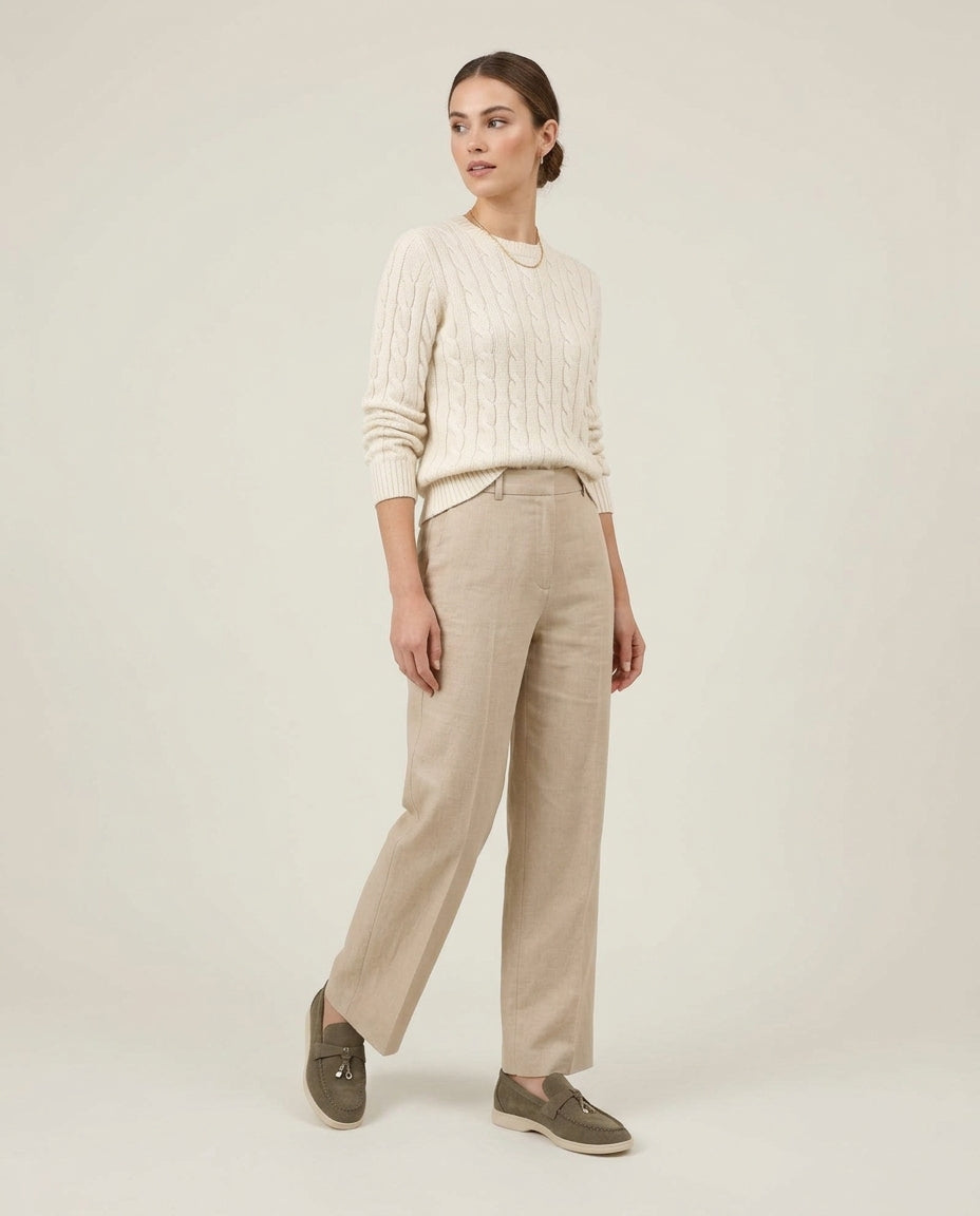 Suede Lady Loafers - Olive