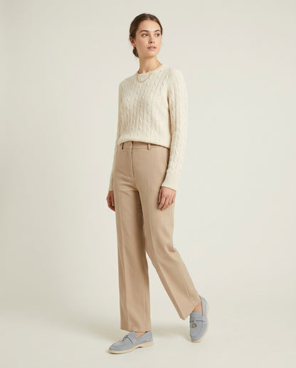 Suede Lady Loafers - Fog Blue