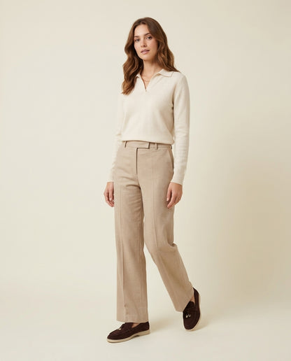 Suede Lady Loafers - Brown