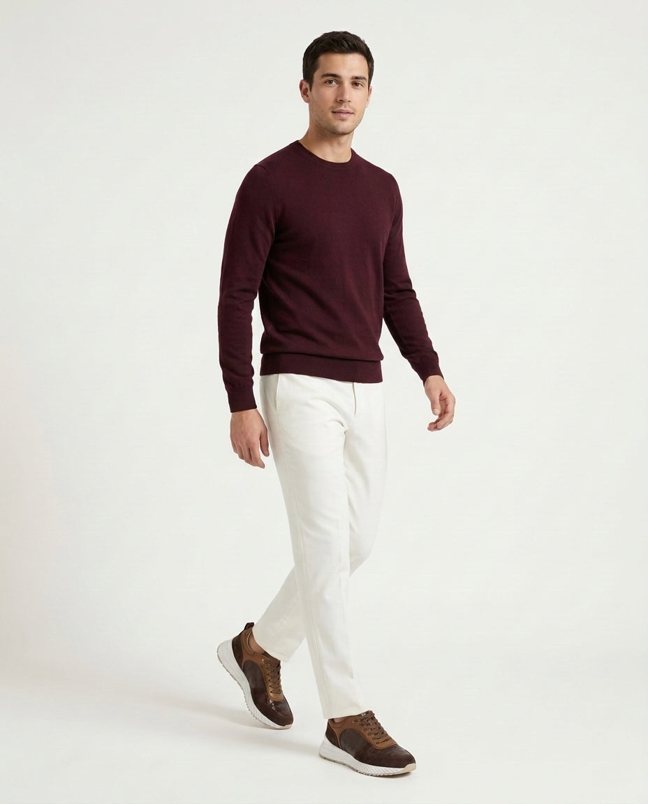 Croco Milano Sneaker - Espresso