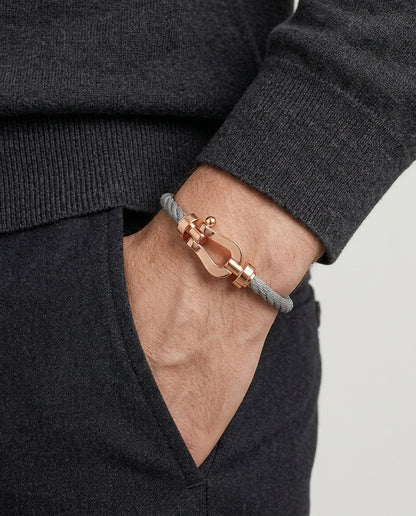 Davos Bracelet Gray / Rose Gold