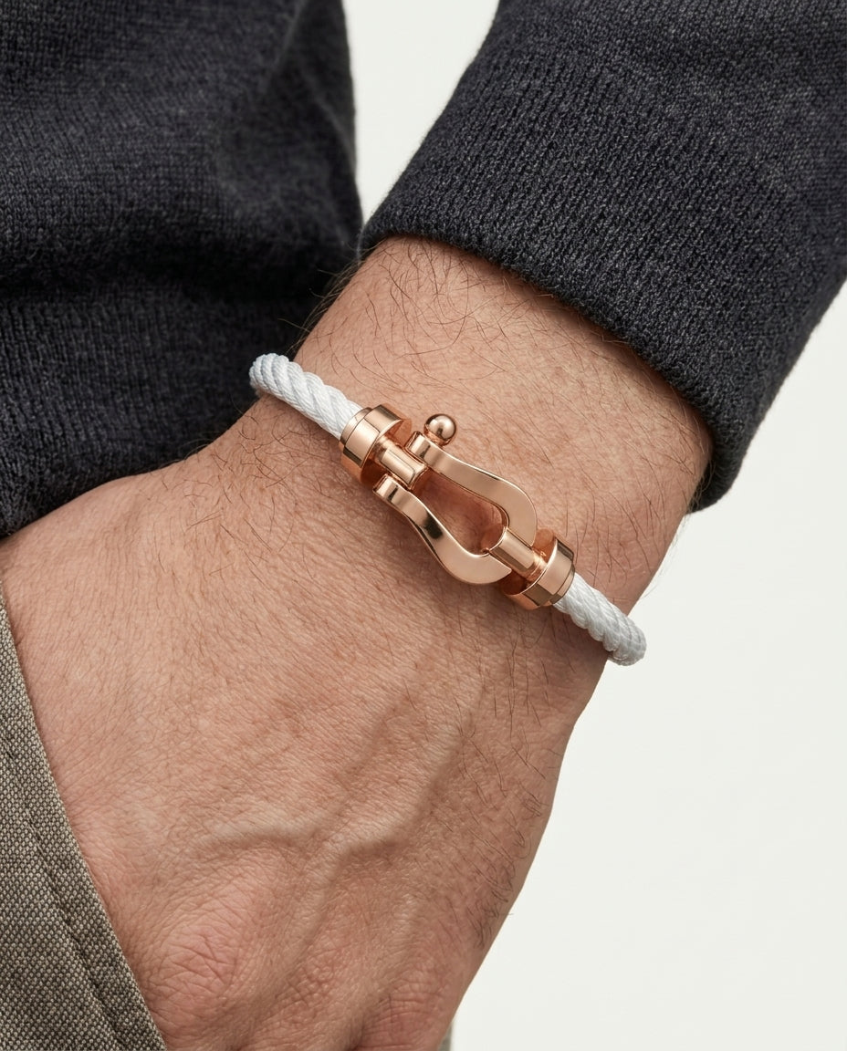Davos Bracelet White / Rose Gold
