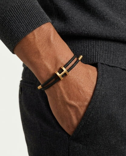 Aurea Bracelet Black/Gold