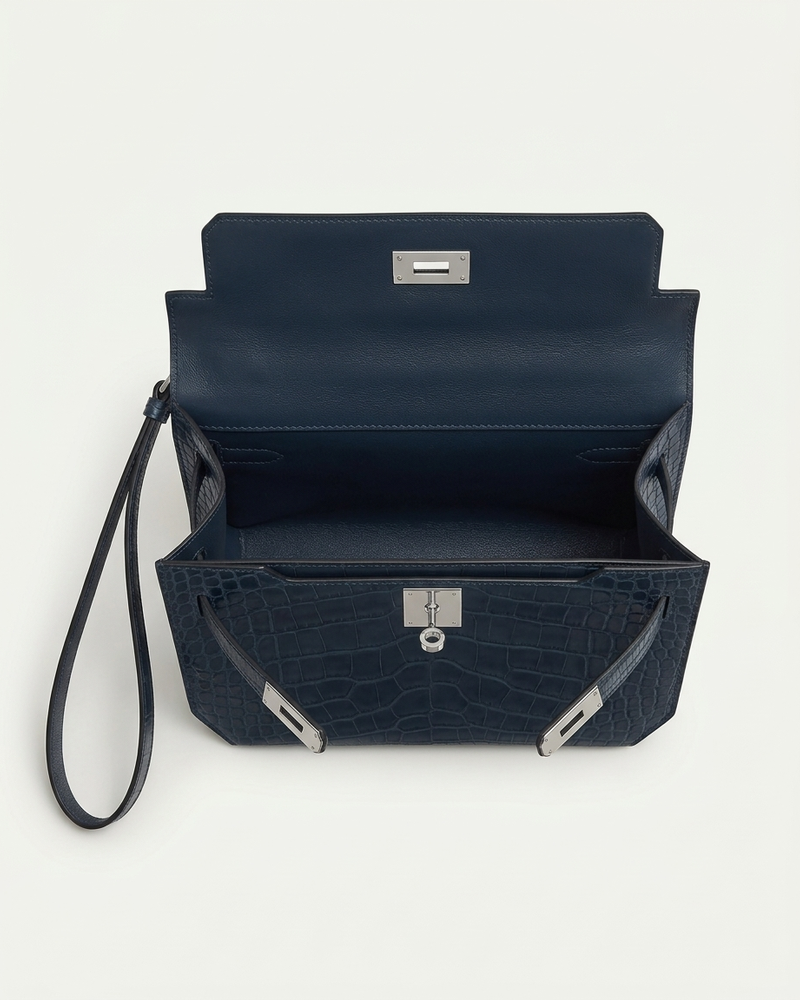 Croco Paris Pochette - Navy | LIMITED EDITION