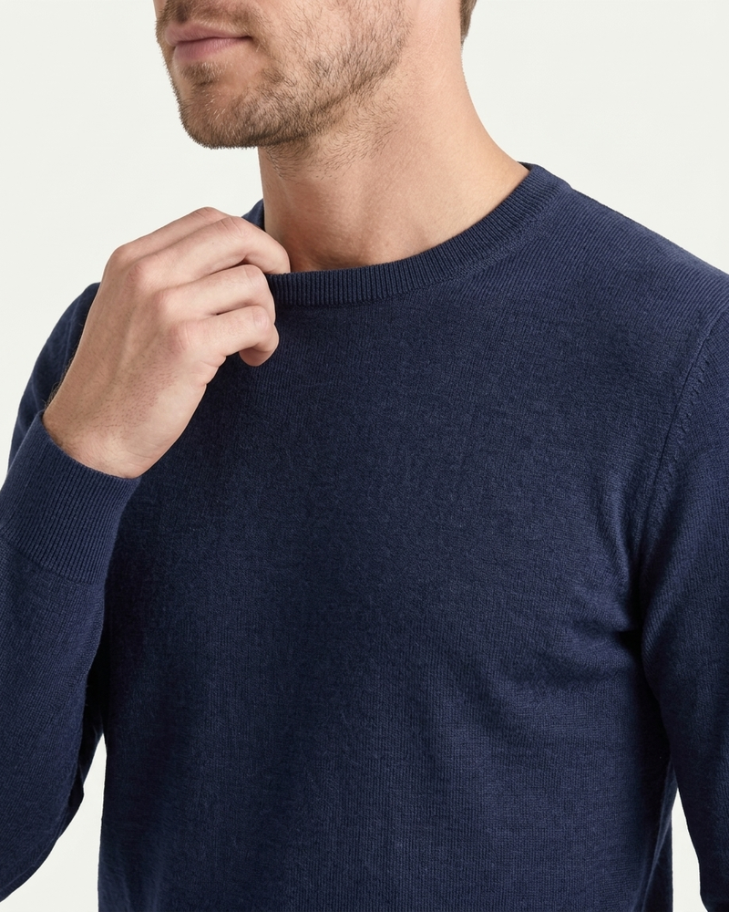 Florence Wool Knit - Navy