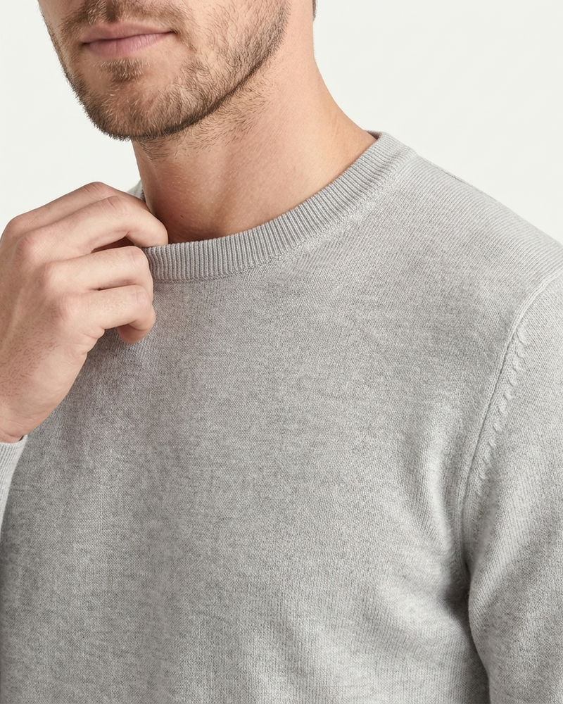Florence Wool Knit - Light Grey