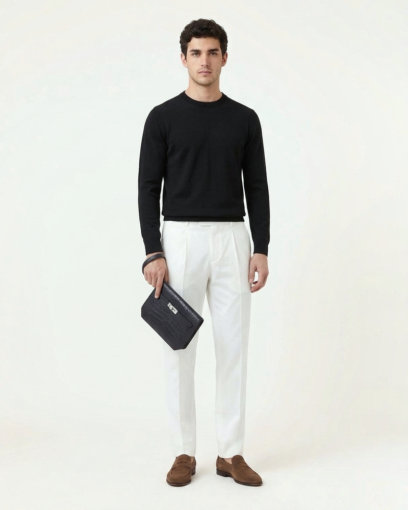 Croco Paris Pochette - Black | LIMITED EDITION