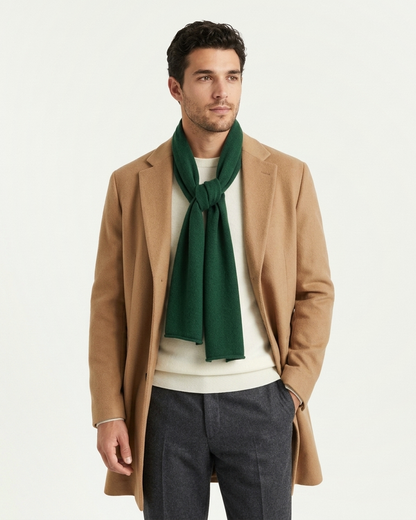 Lugano Cashmere Scarf - Green