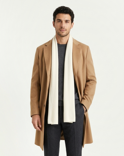 Lugano Cashmere Scarf - Ivory