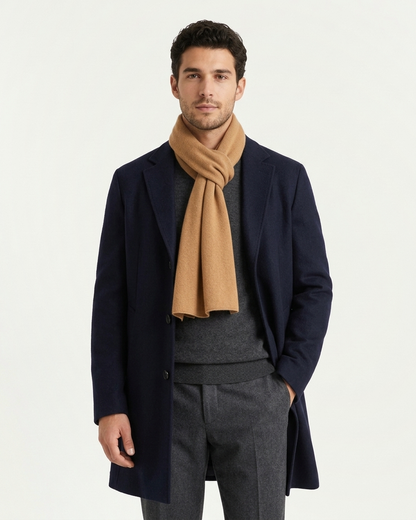 Lugano Cashmere Scarf - Camel
