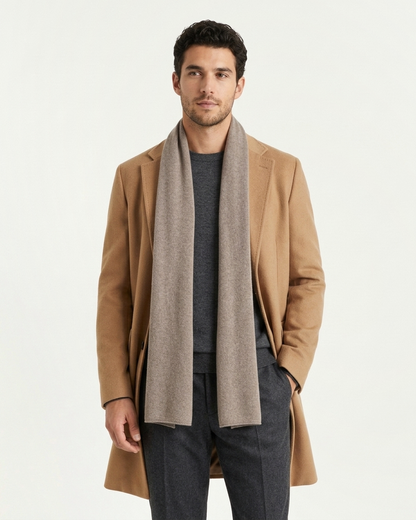 Lugano Cashmere Scarf - Taupe
