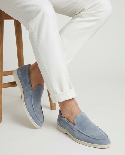 Classic Suède Loafer Baby Blue