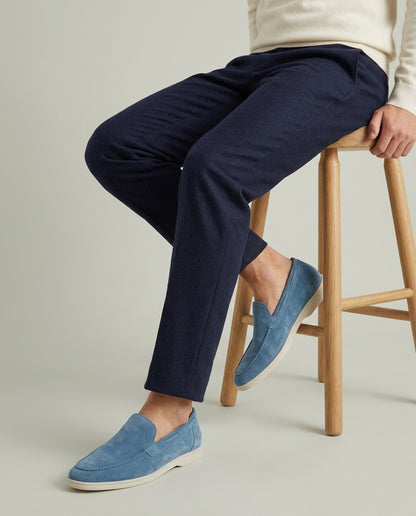 Classic Suède Loafer Ocean Blue