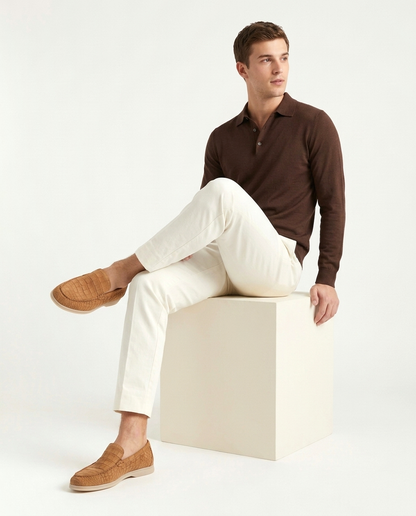 Croco Suede Loafer - Camel | LIMITED EDITION