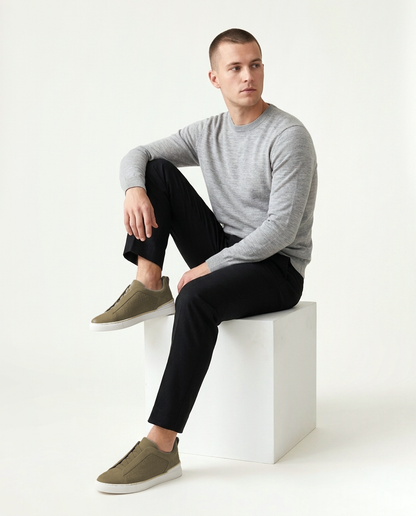 Croco St. Moritz Trainer 2.0 - Olive