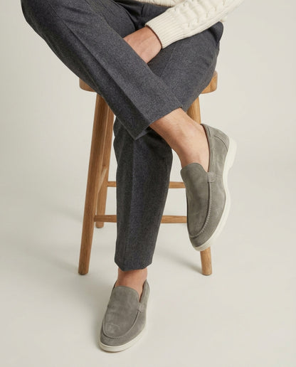 Classic Suède Loafer Olive Green