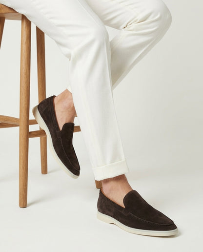 Classic Suède Loafer Brown
