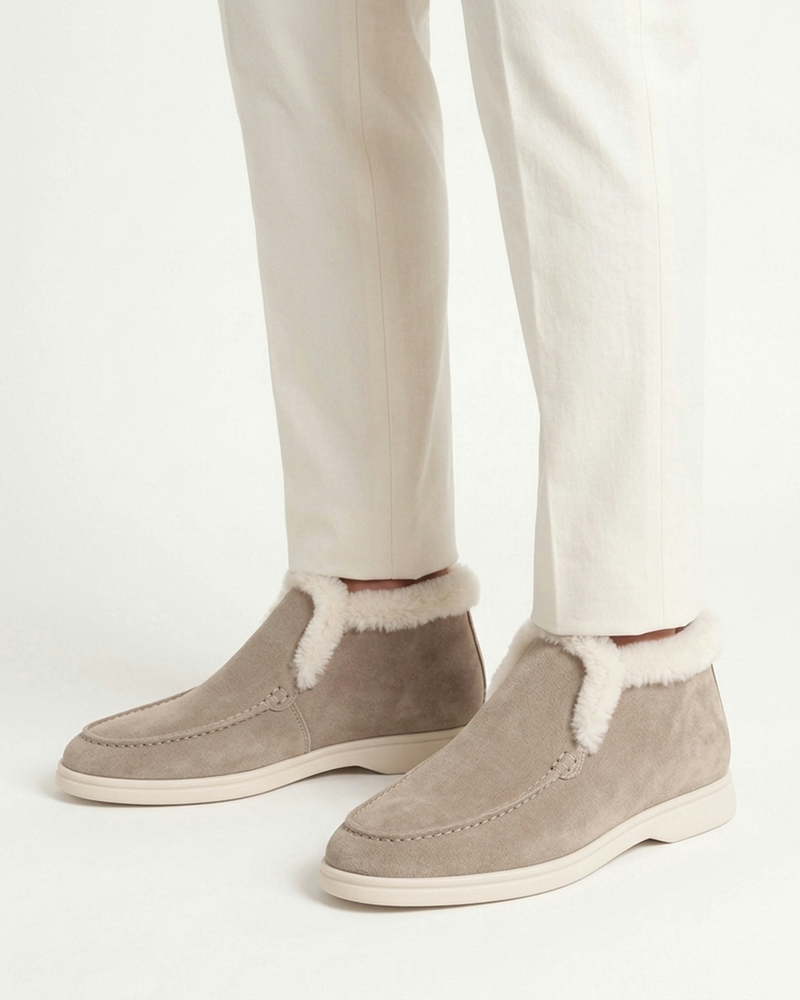 Monaco Alpine High Top Loafer - Beige