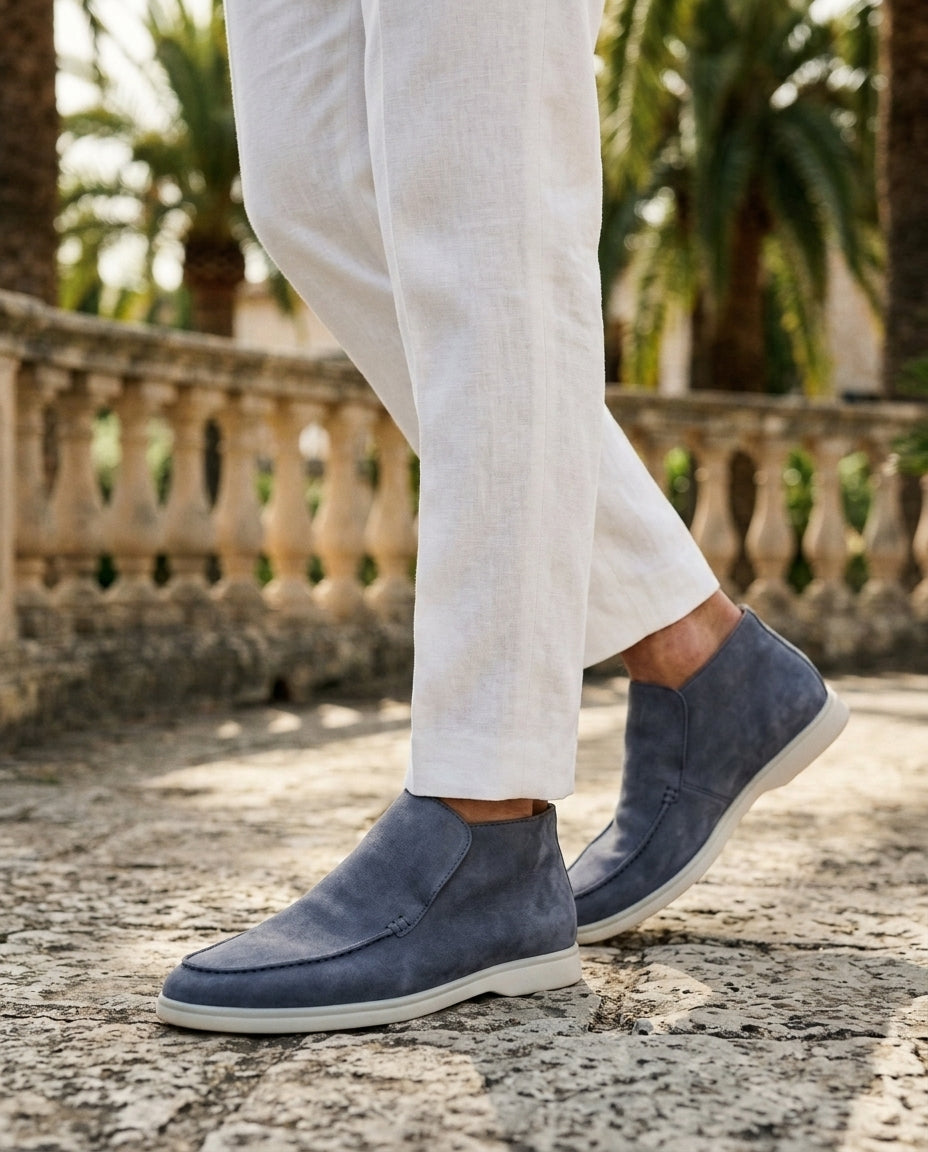 Monaco High Top Loafer - Blue