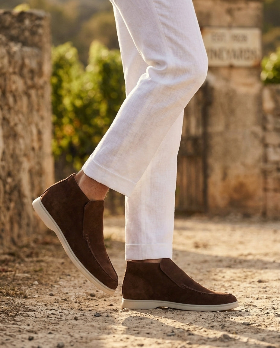 Monaco High Top Loafer - Brown