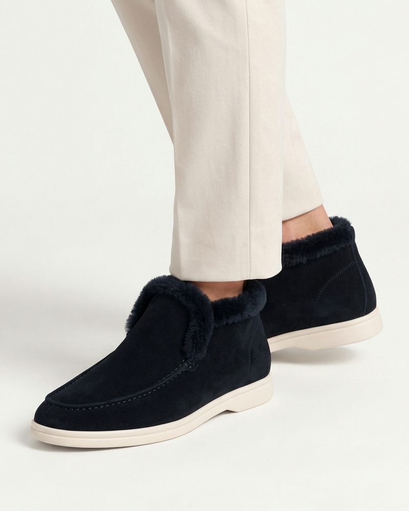 Monaco Alpine High Top Loafer - Navy