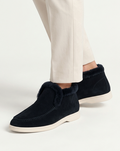 Monaco Alpine High Top Loafer - Navy