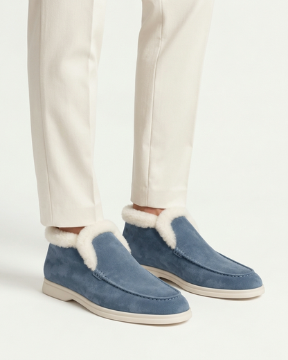 Monaco Alpine High Top Loafer - Baby Blue