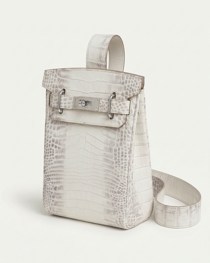 Croco Madrid Crossbody - Glacier | LIMITED EDITION