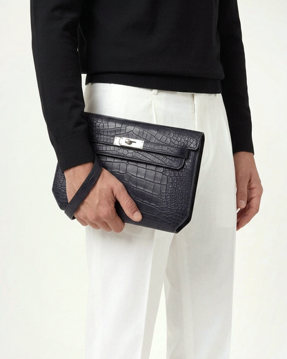 Croco Paris Pochette - Black | LIMITED EDITION