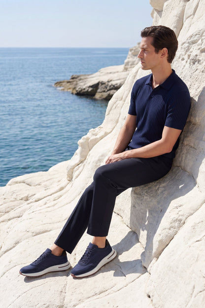 Valmont Sneaker - Navy