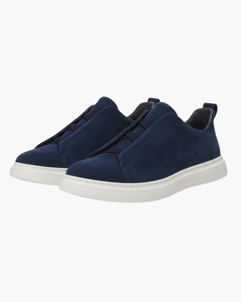 St. Moritz Slip-On Trainer – Navy Blue