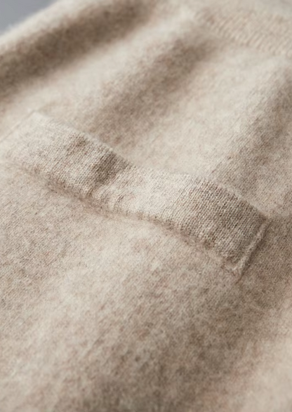 Pure Extra-Fine Merino Wool Sand Luzzo Set