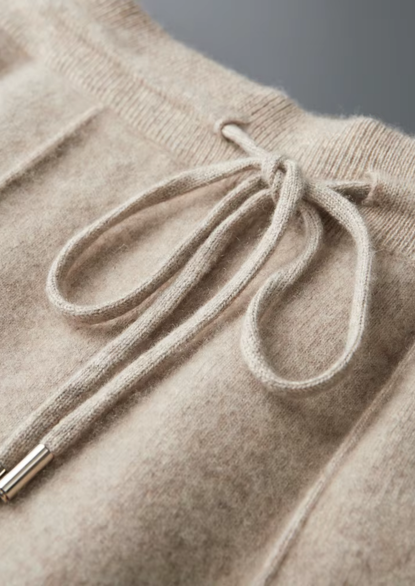 Pure Extra-Fine Merino Wool Sand Luzzo Set