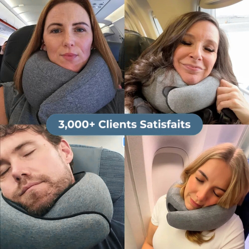 LuxTrav™ – Oreiller de Voyage à Mémoire de Forme
