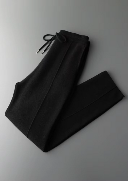 Pure Extra-Fine Merino Wool Black Falconi Set