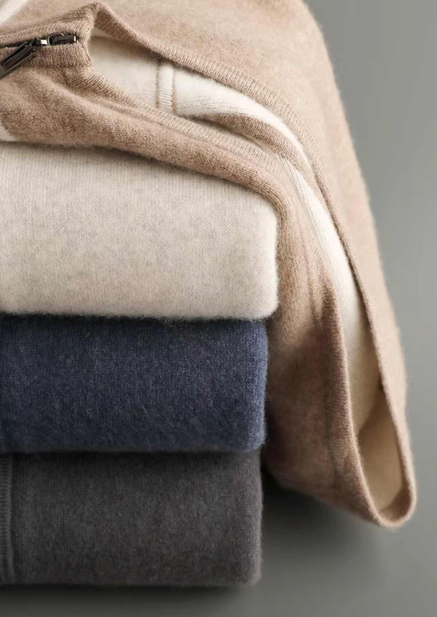Premium Cashmere Navy Blue Milano Leisure Set