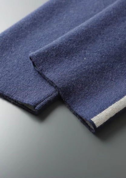 Premium Cashmere Navy Blue Milano Leisure Set