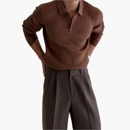 Berlin Old Money Polo - Brown