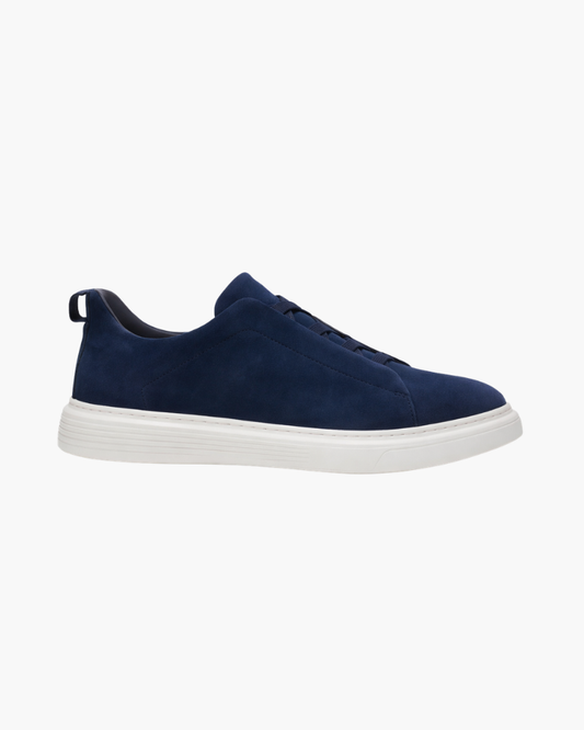 St. Moritz Slip-On Trainer – Navy Blue