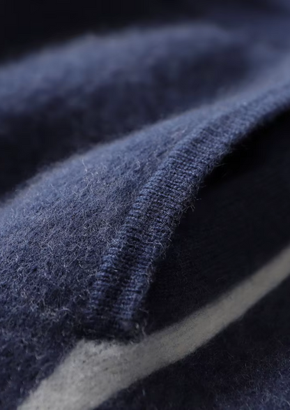 Premium Cashmere Navy Blue Milano Leisure Set