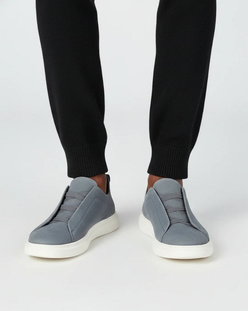 St. Moritz Slip-On Trainer – Light Blue