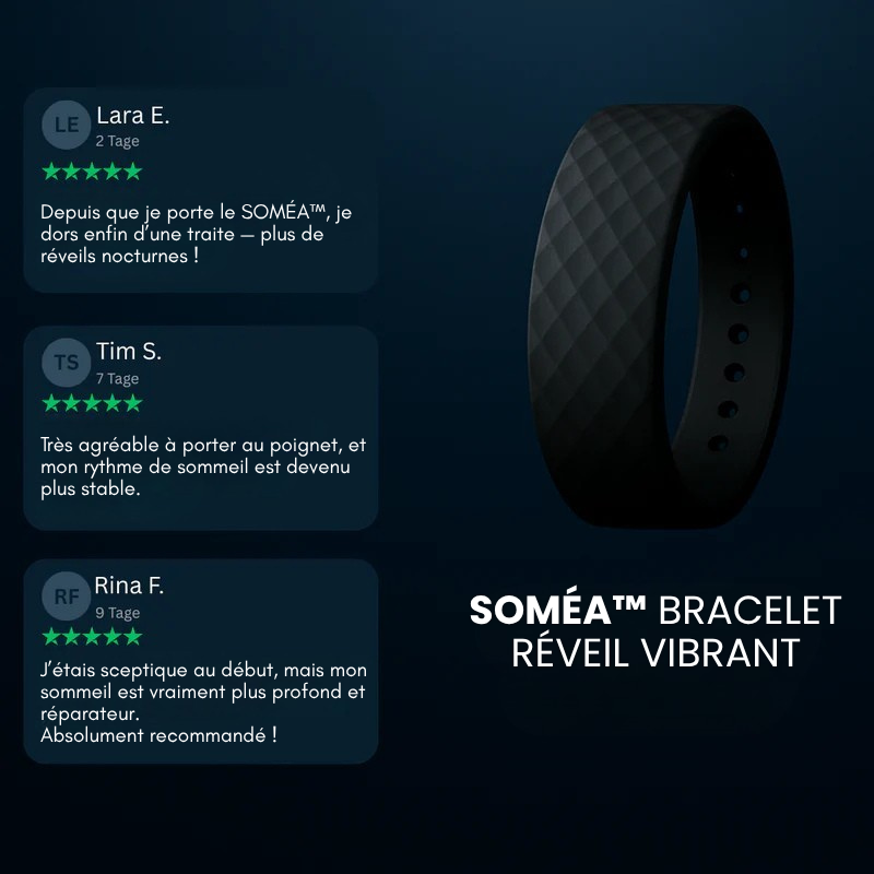 SOMÉA™ Bracelet Réveil Vibrant