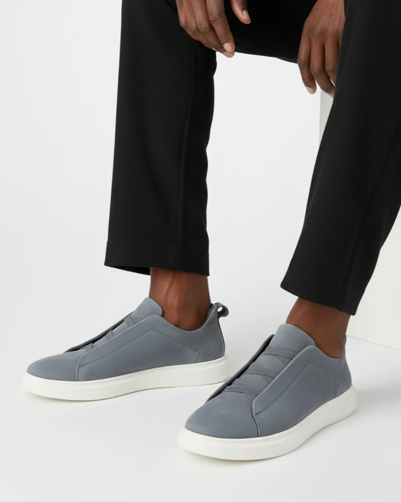 St. Moritz Slip-On Trainer – Light Blue