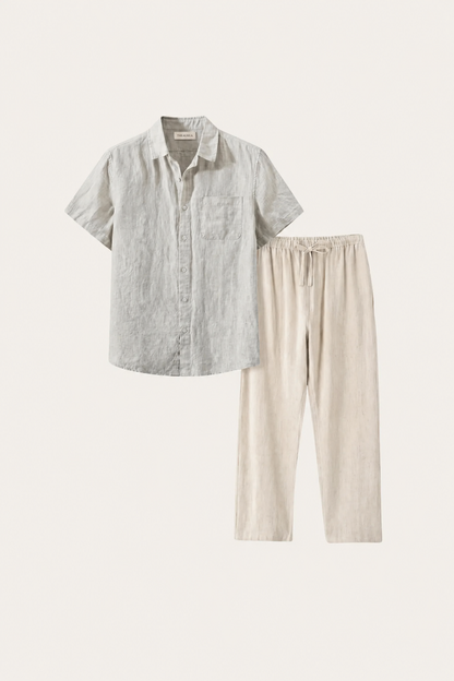 Trento Linen Set Beige/Beige