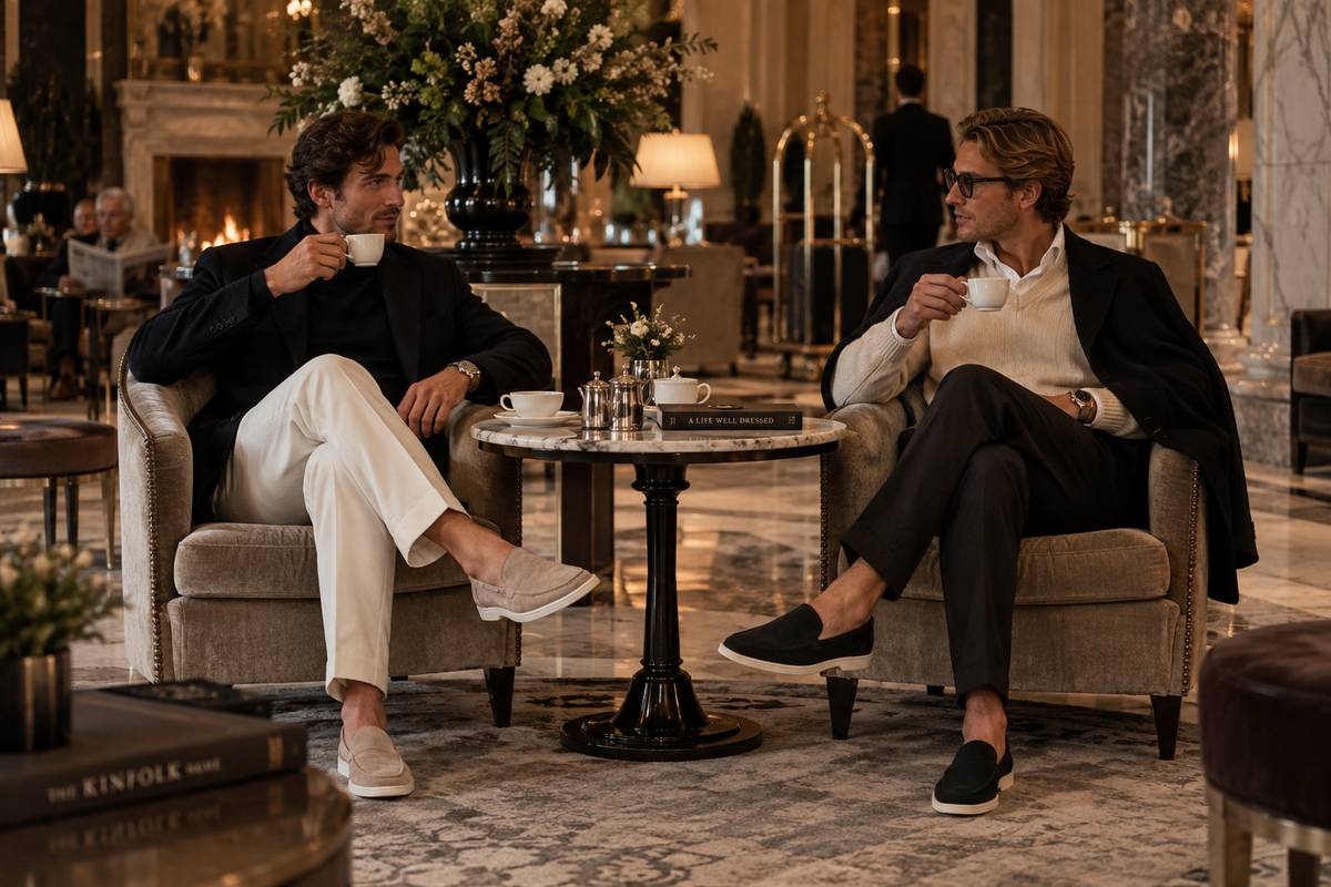 The Aurea winter collection in a grand hotel lounge