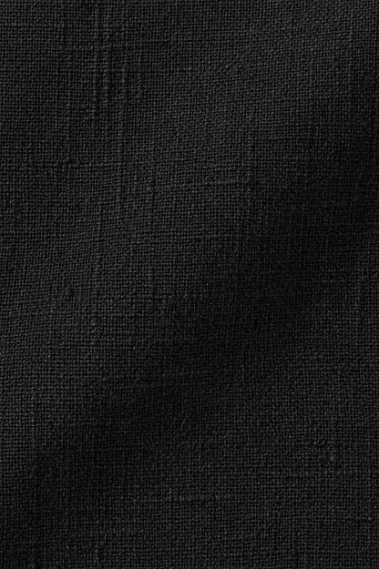 Linen Bayside Trousers Black