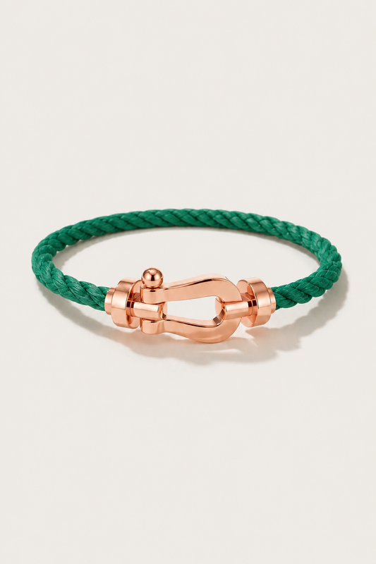 Aurelio Bracelet Green / Rose Gold