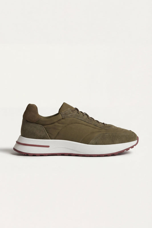 Valmont Sneaker - Khaki Green